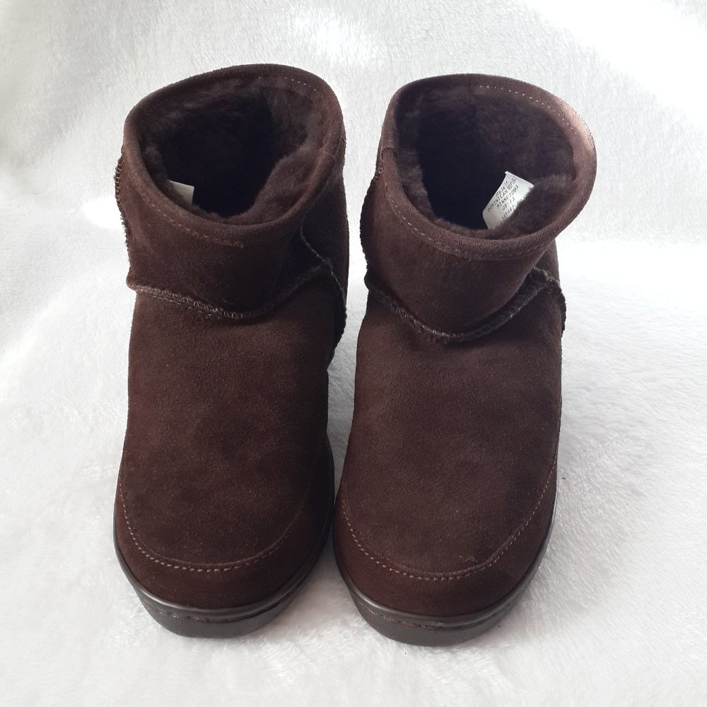 Minnetonka Brown Winter Fur Boots